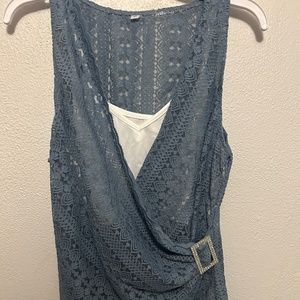 New Fashion Lacy Tank size Medium
